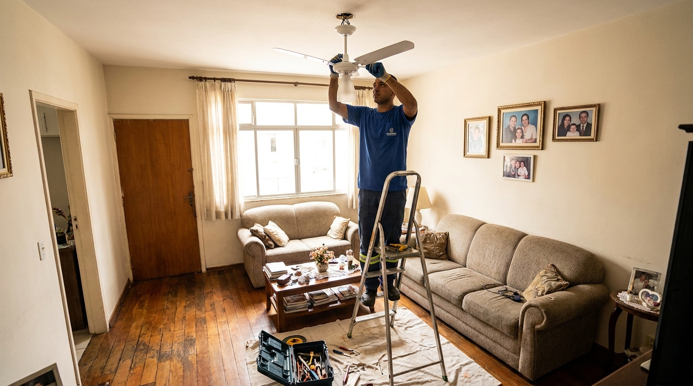 Substituição de Ventilador em São José dos Pinhais‑PR