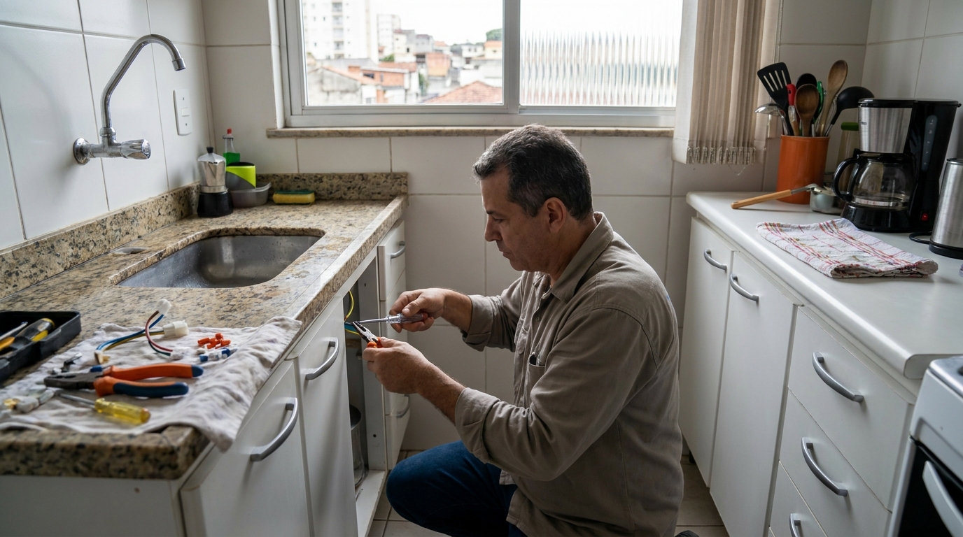 Troca de Torneira Elétrica em São José dos Pinhais‑PR